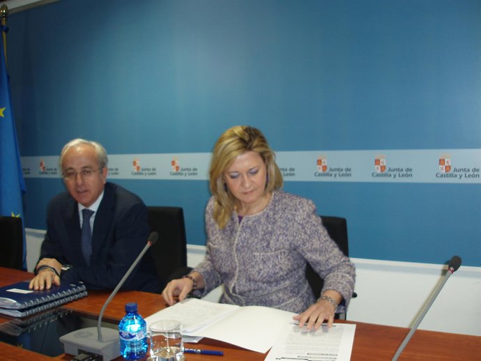 La consejera de Hacienda, Pilar del Olmo