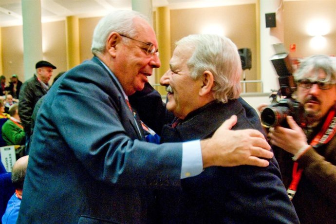 Vicente Álvarez Areces y José Ángel Fernández Villa