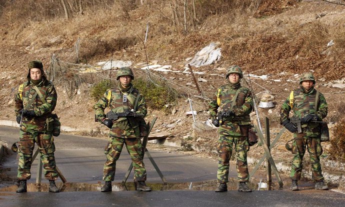Conflicto de Corea, soldados surcoreanos