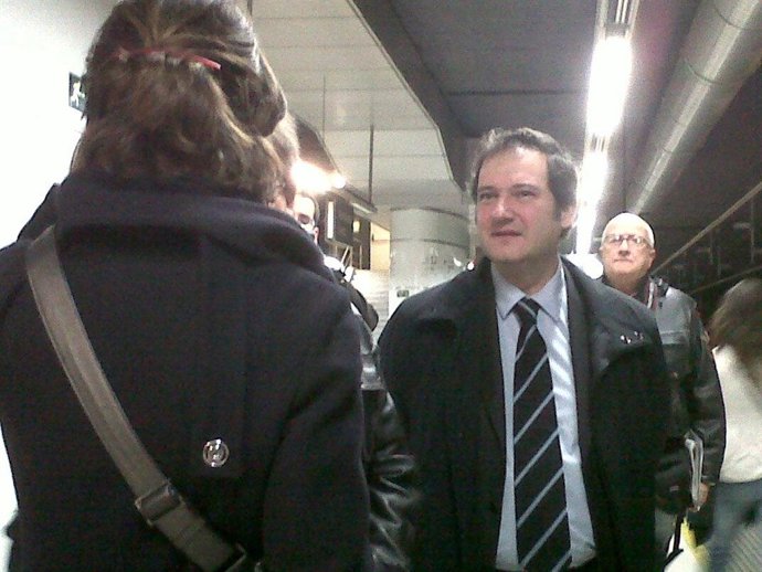 Hereu en la inauguración de la conexión de Barcelona con París