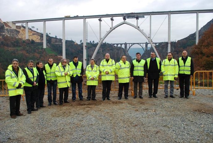 Fotos De La Visita Del Presidente De Adif Y Del Delegado Del Gobierno En Galicia