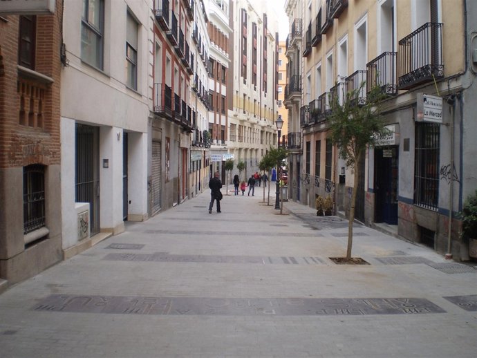Calle peatonalizada en Centro
