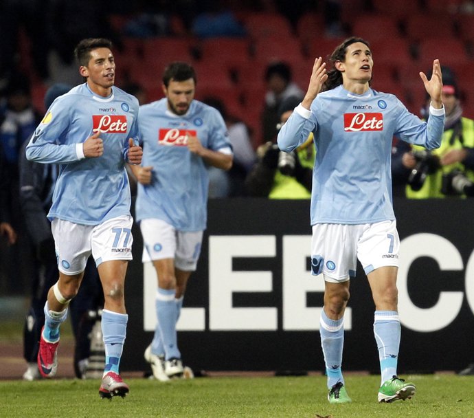 El gran Cavani del Nápoles