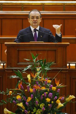 Emil Boc, primer ministro de Rumanía