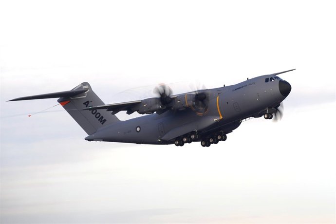 Primer vuelo del cuarto A400M en Sevilla