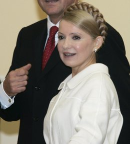 La ex primer ministra de Ucrania Yulia Timoshenko 