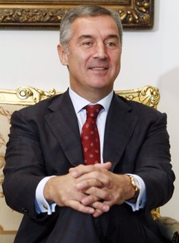 Primer ministro de Montenegro Milo Djukanovic