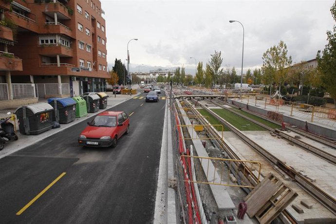 Obras del metro de Granada