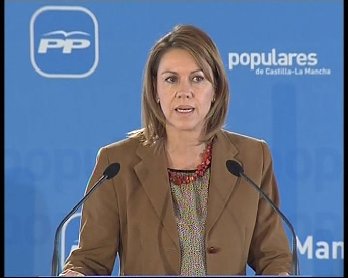 Cospedal critica la reforma de las pensiones del gobierno