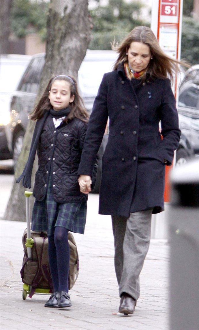 La Infanta Elena con su hija Victoria Federica