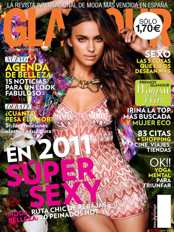Irina Shayk, portada de 'Glamour'