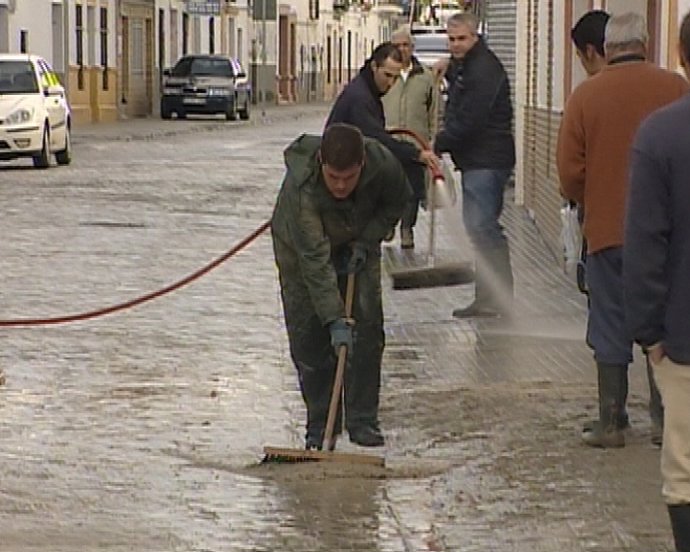 Inundaciones en Écija