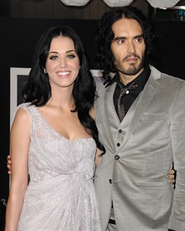 Katy Perry y Russell Brand 