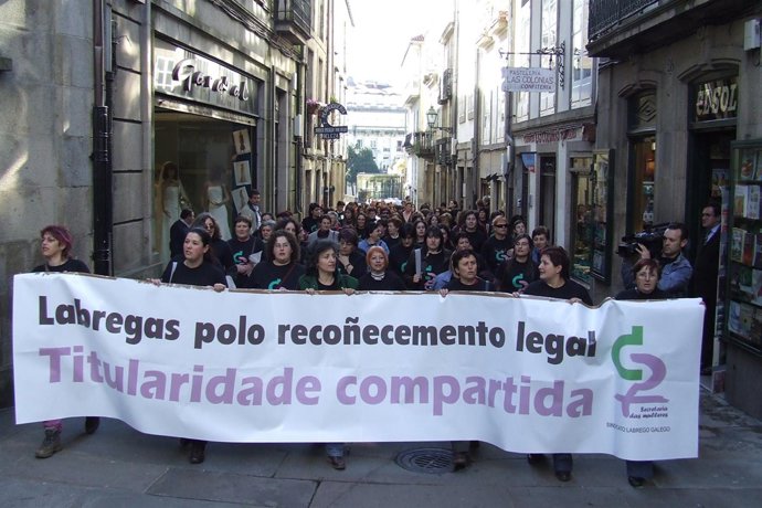 Manifestación por la titularidad compartida