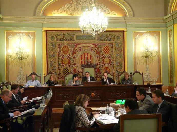 Pleno de aprobación de los Presupuestos de Lleida para el 2010