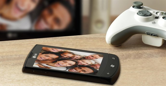 Dispositivo móvil con sistema operativo WP7.