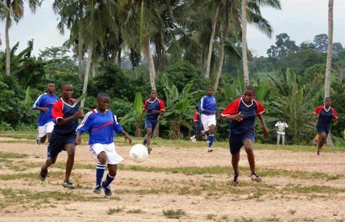 niñas en Ghana