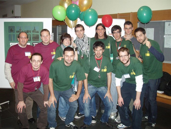 El grupo de alumnos premiados