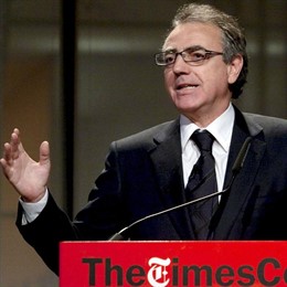 Presidente del Gobierno foral, Miguel Sanz, en Nueva York