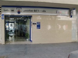 Imagen de la administración de calle Jovellanos, en la capital malagueña