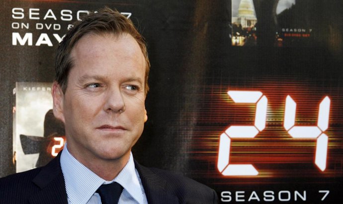 El actor Kiefer Sutherland
