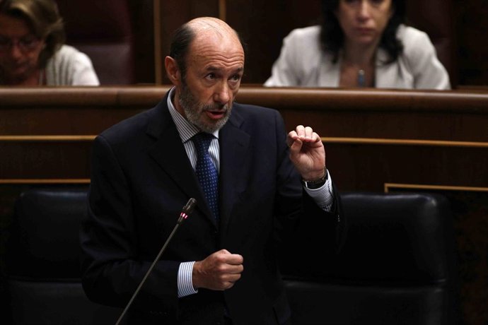 Rubalcaba, en la sesión de control al gobierno