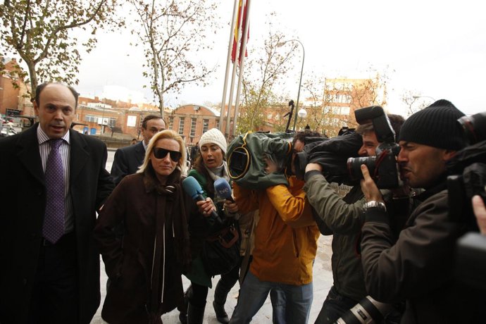 Marta Domínguez declarando 