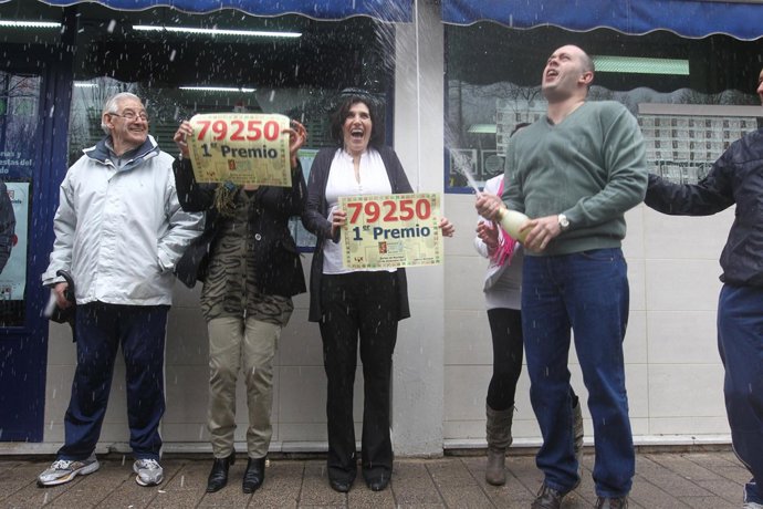 Sorteo de lotería de Navidad