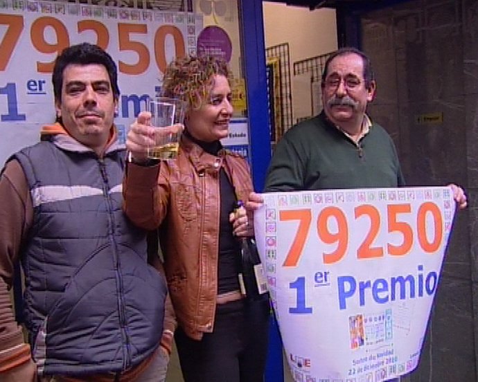 El primer premio de la loteria Navidad cae en Eibar