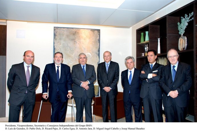 Presidente, vicepresidente, secretario y consejeros de Mare Nostrum