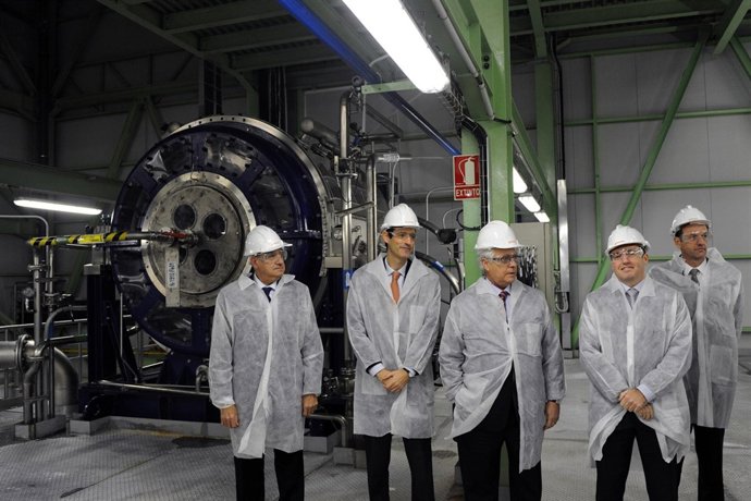 Gonzalo Arguilé en la planta de Syrla Iberia en Zaragoza