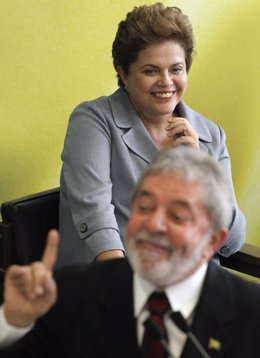 Dilma Roussef con Lula Da Silva