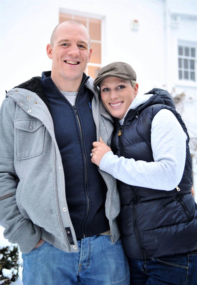 Zara Phillips y Mike Tindall