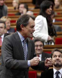 Artur Mas en el Parlament