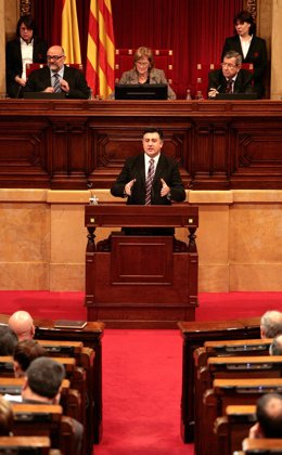 Joan Puigcercos en el Parlament