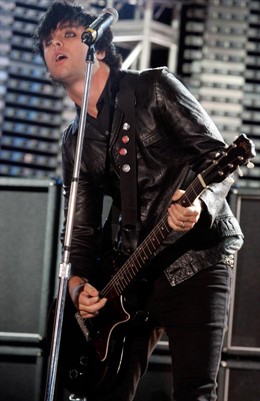 El cantante de Green Day Billie Joe Armstrong
