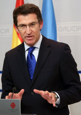 alberto nunez feijoo informa en rolda de prensa dos asuntos abordados na reunion