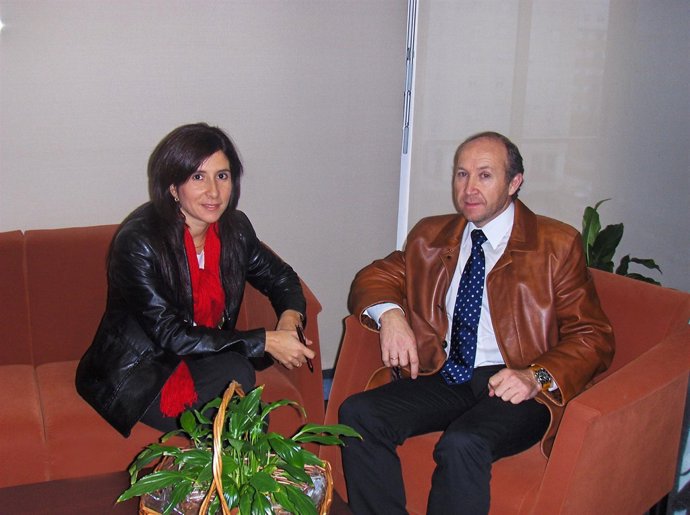 Esperanza Cortés con José Ramón Rodríguez