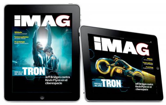 Apariencia de la revista interactiva iMAG.