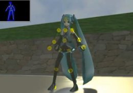 aplicación de realidad virtual de Kinect  capturada desde youtube