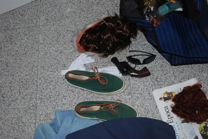 Elementos incautados por la Policía Nacional