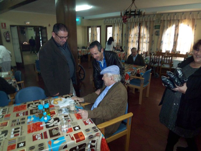 Visita a los centros de mayores de la Diputación de Málaga