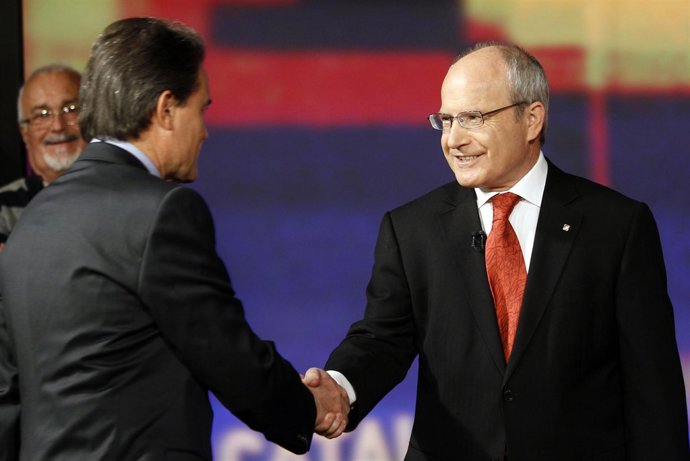 Artur Mas y José Montilla