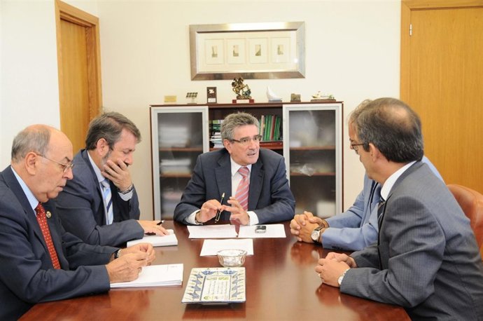 Pizarro, durante una reunión como presidente del Consorcio del Bicentenario
