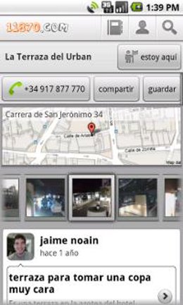 Aplicación 11870 para Android