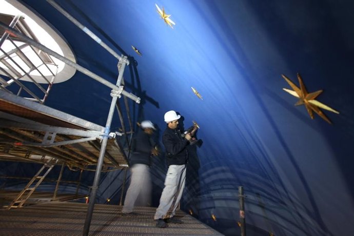 Decoración de la Iglesia Santa María de Alcoy