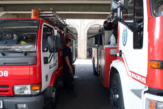 Camiones de bomberos
