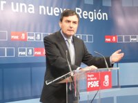 Pedro Saura afirma que "Valcárcel es el moroso de 2010" y que "nos enfrentamos al deterioro del estado de bienestar"