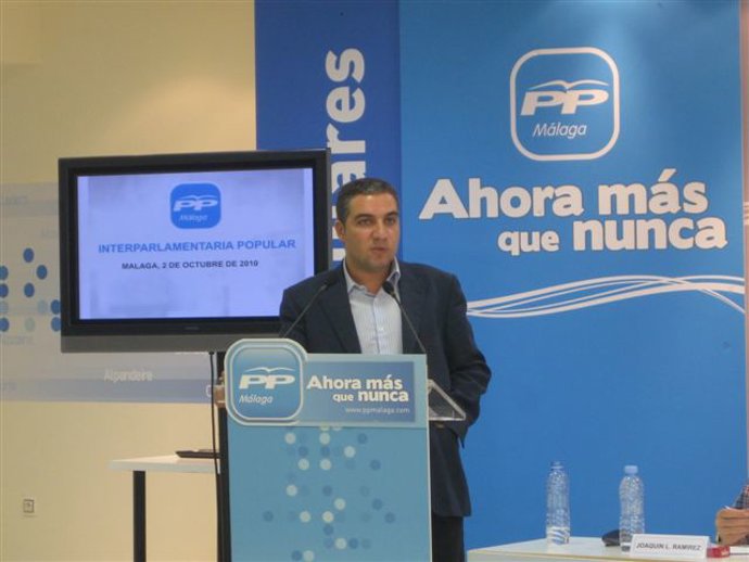 Elías Bendodo en una comparecencia pública