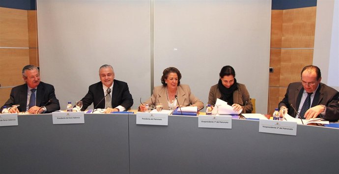 Barberá y Catalá en la rueda de prensa posterior a la reunión del Patronato de F